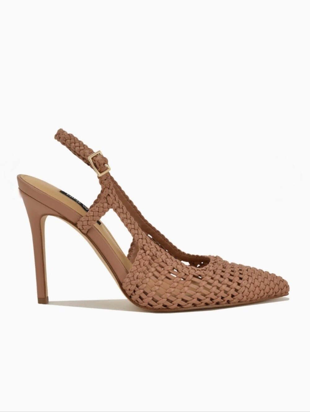 NINE WEST Fresky Woven Slingback Pumps